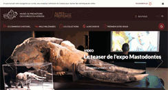 Desktop Screenshot of museeprehistoire.com